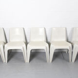 Set of 5 chairs model no BA 1171 designed by Helmut Bätzner for Bofinger, Germany 1960s