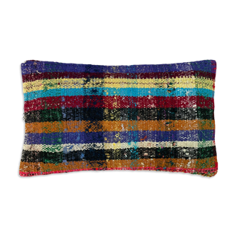 Vintage turkish kilim cushion cover 30 x 50 cm
