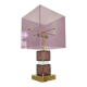 Lampe Attr. à Romeo Rega en lucite et laiton, 1970