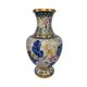 Vintage Cloisonné Vase Pastel, 1950s