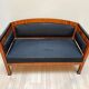 Biedermeier Sofa in Cherry Veneer and Horsehair, South Germany, 1830s