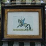 Equestrian engraving The Monarch