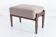 Vintage camel bouclé stool mid-century, Edmund Homa, 1960s