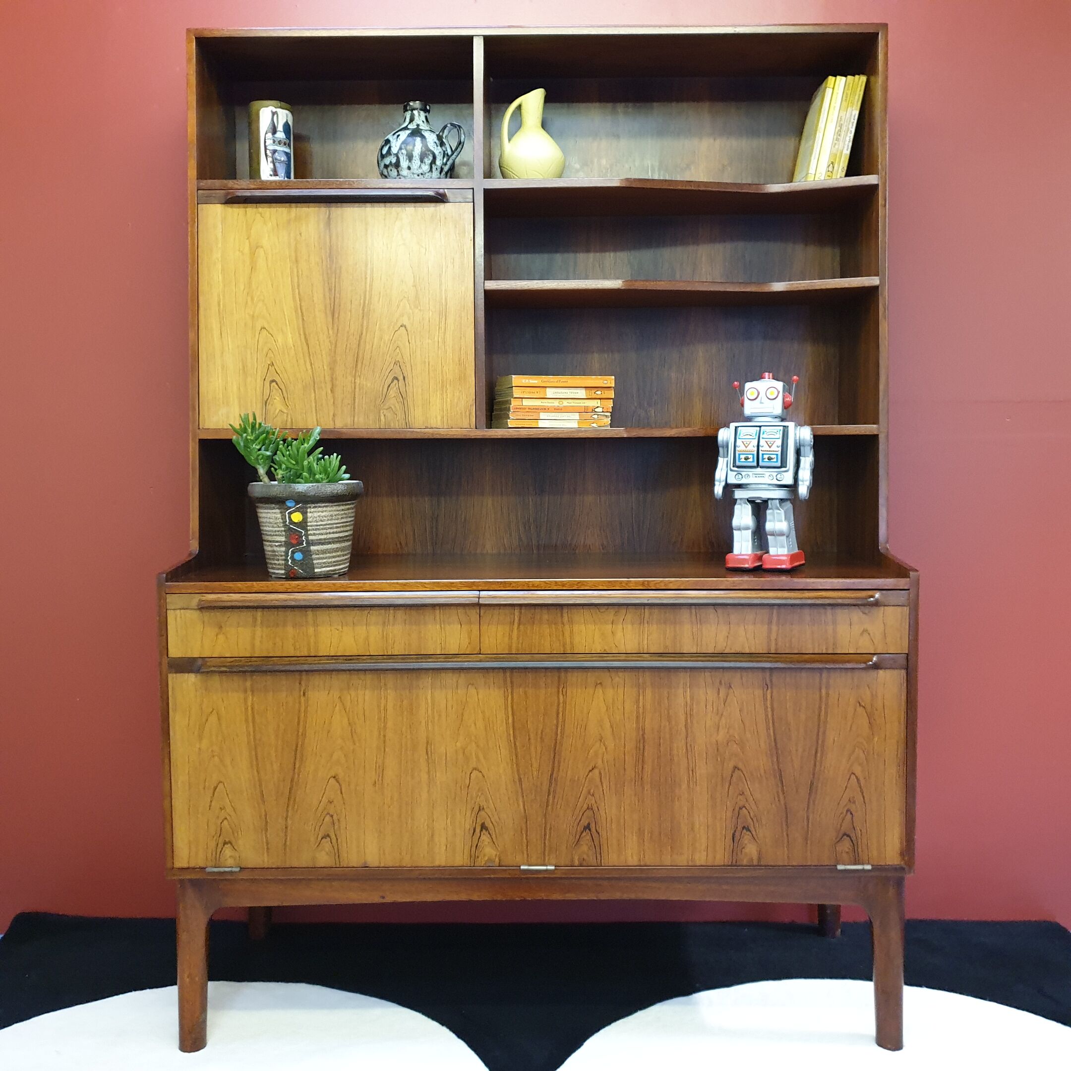 Bookcase designed by Tom Robertson, Mcintosh circa 1960