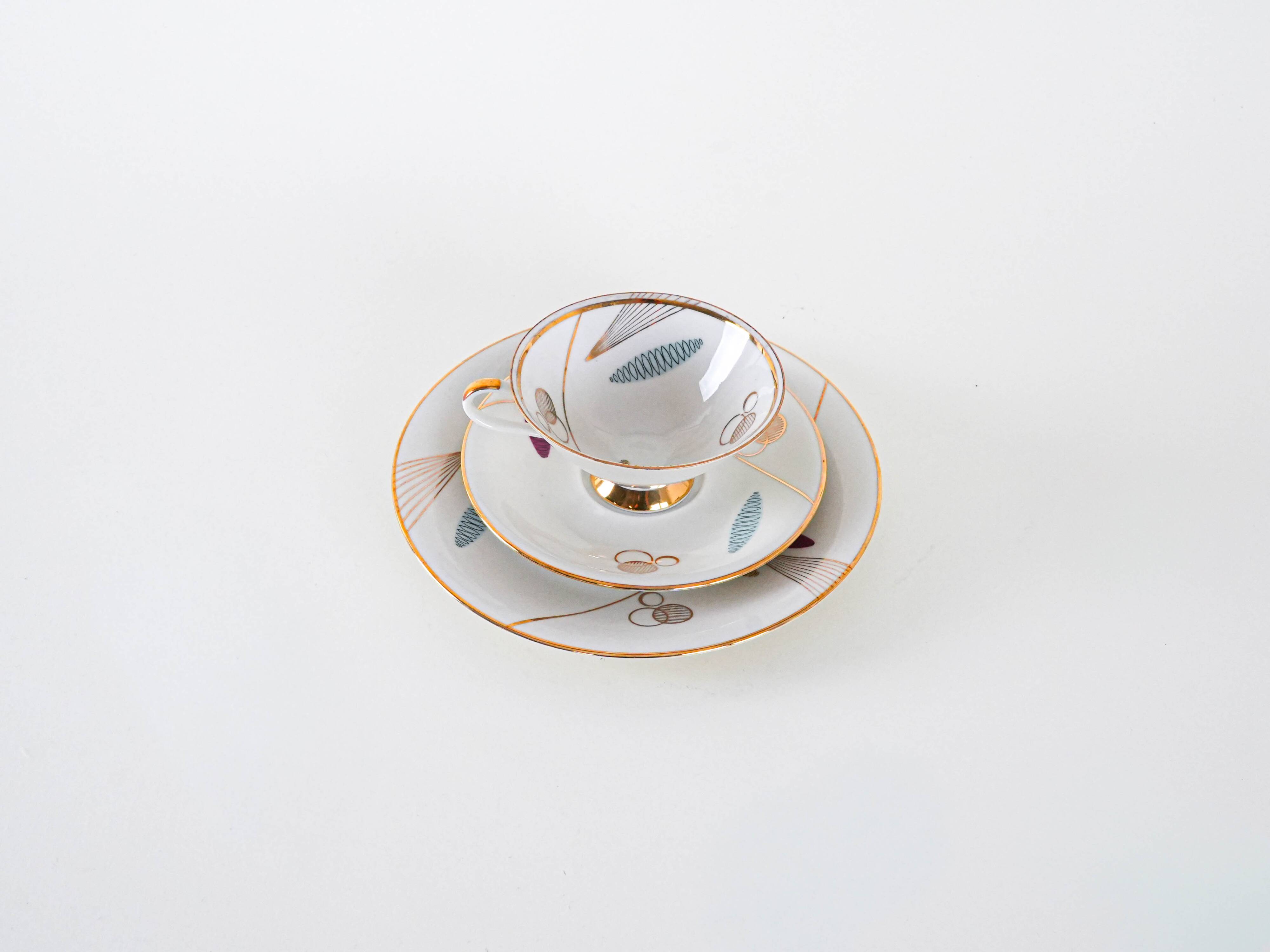 Porcelain cup, German design, 1960s, manufacturer: Hertel Jacob