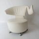 Canta and Aki swivel chairs in leather by Toshiyuki Kita for Cassina