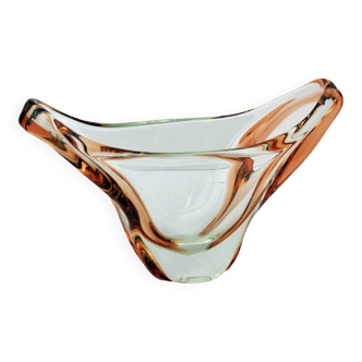 Jardiniere glass form designed by M. Klinger, Železny Brod Sklo, Czechoslovakia, 1960s.