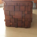 Solid oak bar chest paul evans style