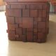 Solid oak bar chest paul evans style