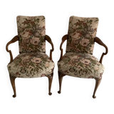 Pair of vintage armchairs in excellent condition.