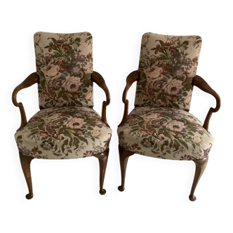 Pair of vintage armchairs in excellent condition.