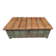 Old coffee table - Burmese teak chest