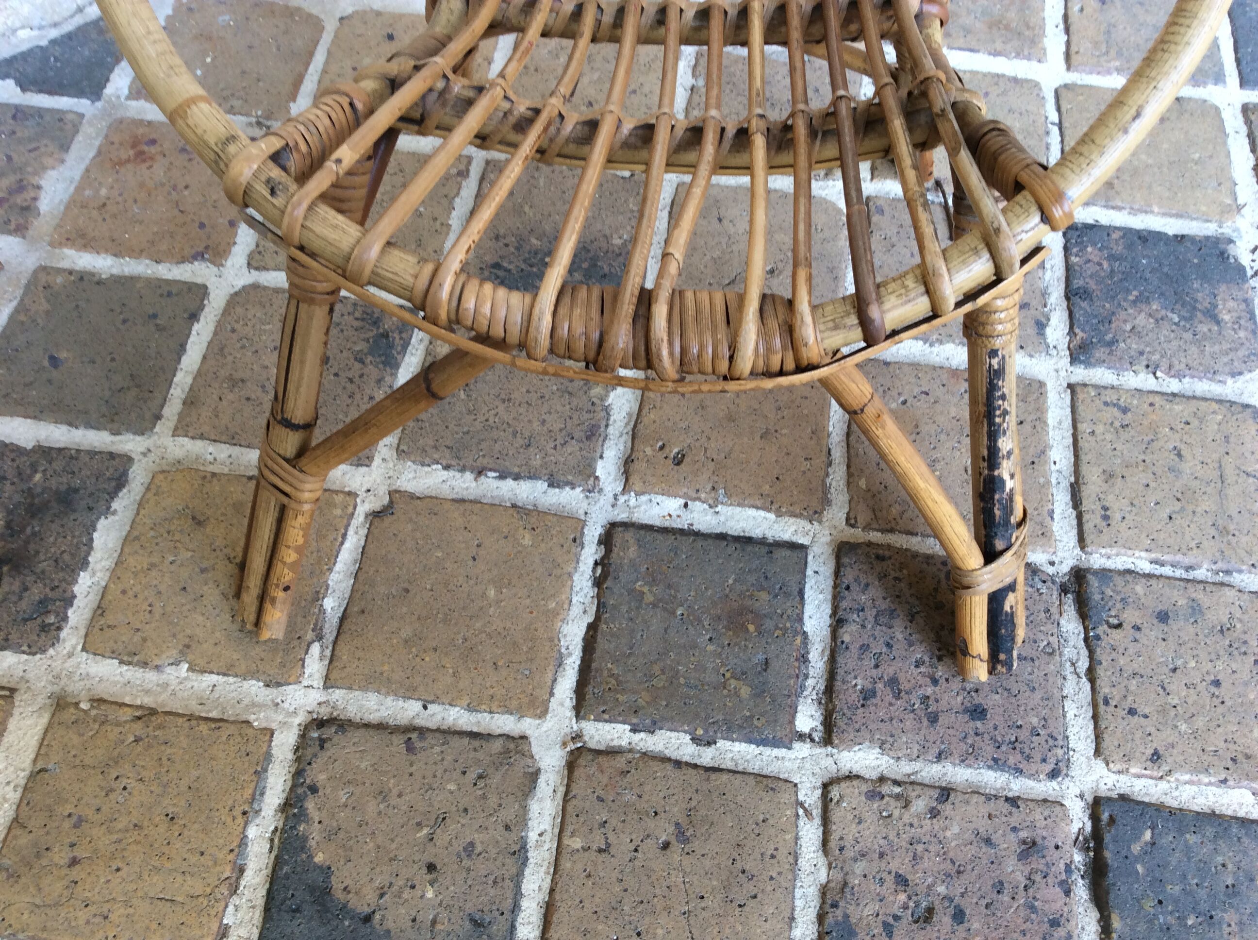 Rattan children's chair