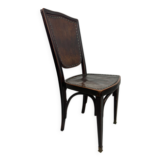 Jugendstil dining chair by Gustav Siegel for J&J Kohn