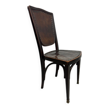 Chaise de salle à manger Jugendstil par Gustav Siegel pour J&J Kohn