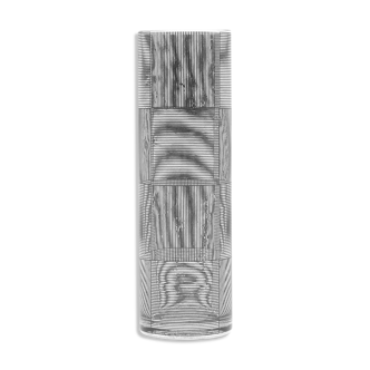 Vase en verre art optique Sydney Cash design en l’an 2000 pour Moma New York