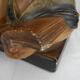 Old plaster bust under study art deco antique french bust 30s