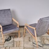 Paire de fauteuils conçus par J. Jiroutek, TON Tchécoslovaquie, années 1960, Vintage