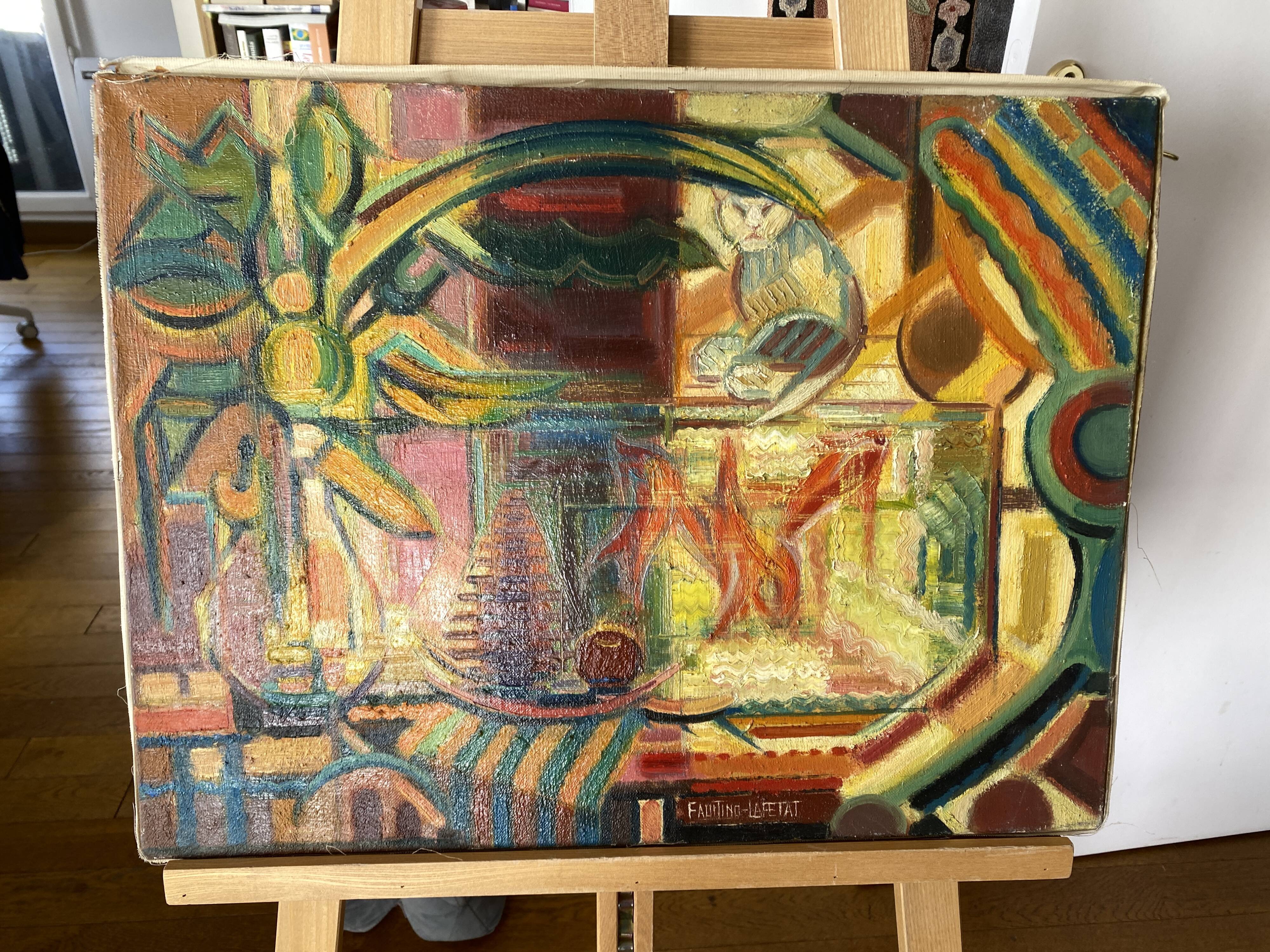 Still life by Mario Faustino Lafetat