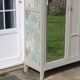 Vintage upholstered Parisian wardrobe
