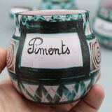 Lot ceramique vintage design roert picault cuisine vallauris