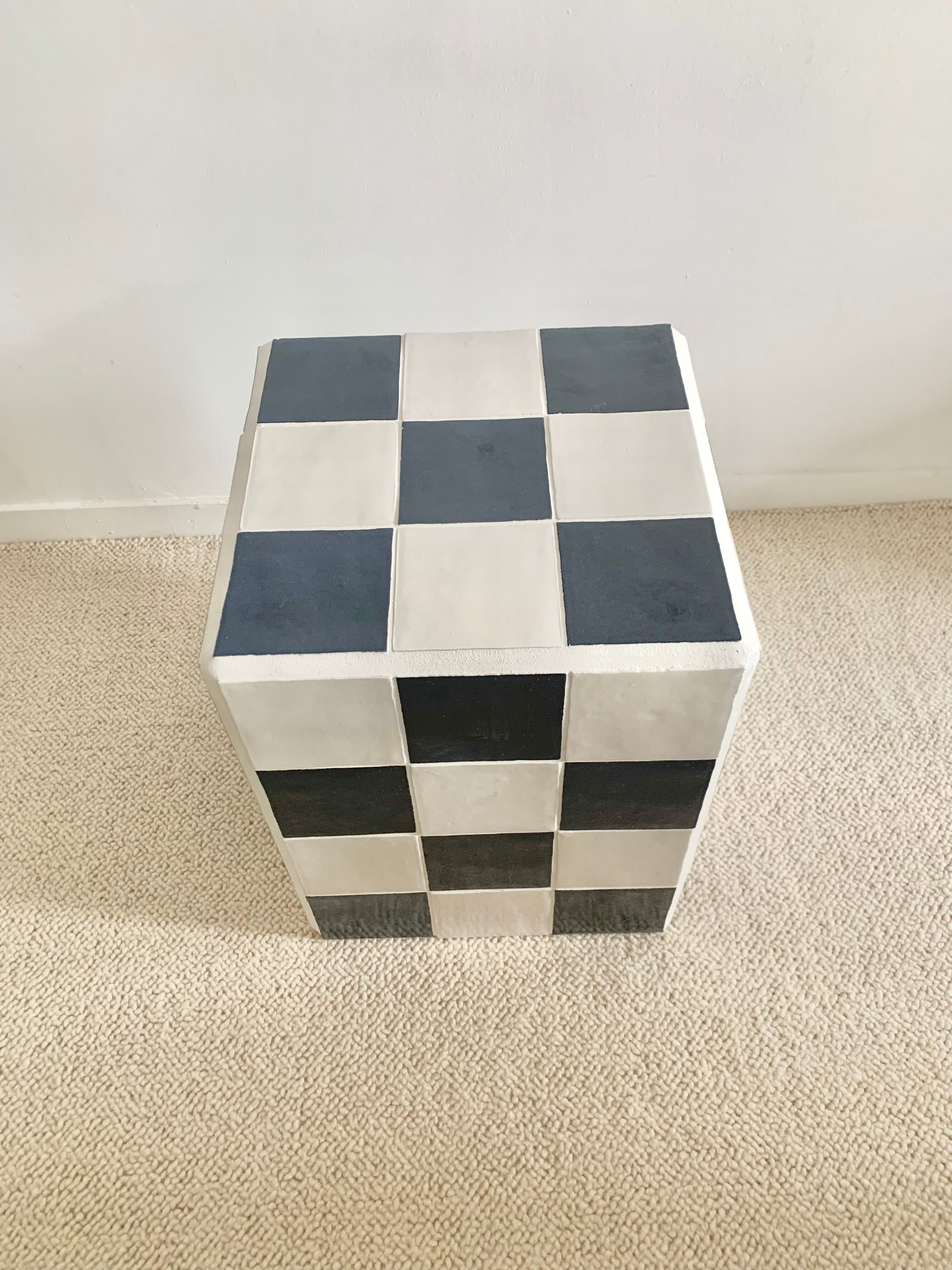 Piece of sofa mosaic tiles