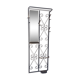 Wall coat rack metal cloakroom