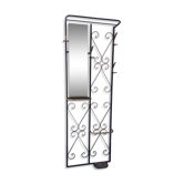 Wall coat rack metal cloakroom