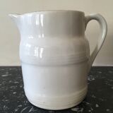 Pitcher in white fire porcelain by P. Precieux