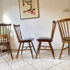 4 chairs bistro baumann tacoma boston vintage 60s