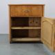 Antique Cabinet in Walnut Finish, Czechoslovakia