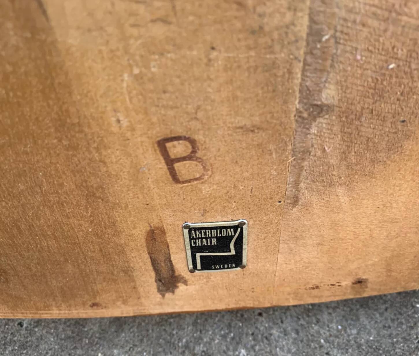 Pair of Åkerblom Sweden chairs by Gunnar Eklöf 1950