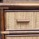 Charmante petite commode en rotin (années 70).