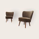 Deux fauteuils cocktail du milieu du siècle