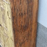 Old and deep wooden wardrobe