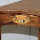 Pair of George III consoles 1780 in satinwood and tulipwood, painted in polychrome.
