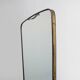 Wall mirror with brass frame, 1950s
