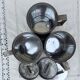 Lot of 3 vintage charity collection urns Piggy Bank Folk Art