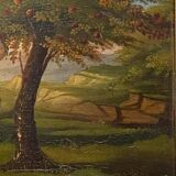 In the Flemish taste of the end of the 16th century Adam and Eve in the Garden of Eden oil on panel
