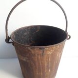 Seau en fer artisan