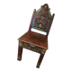 Hand-carved artisan chair – Ethnic / Bohemian style