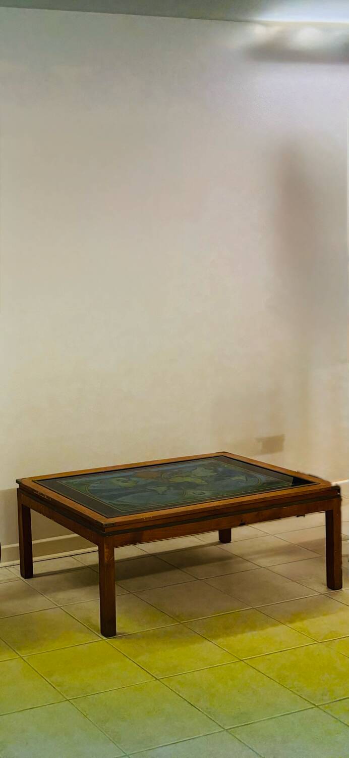 Maison Jansen World Atlas Coffee Table