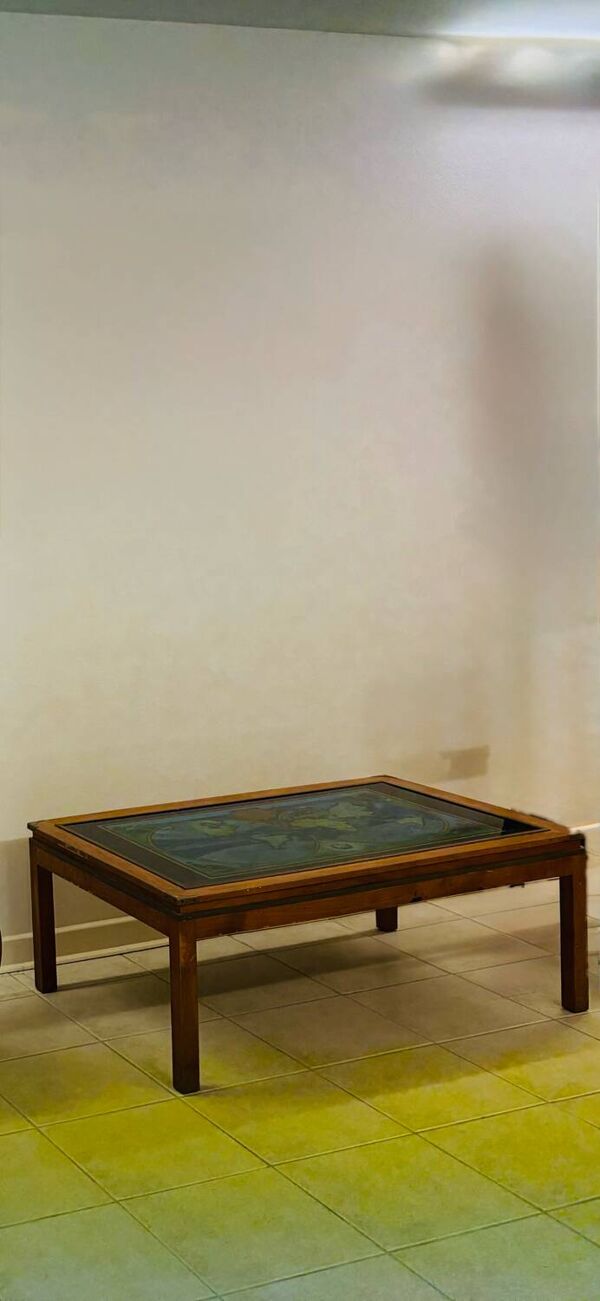 Table basse Atlas du monde Maison Jansen