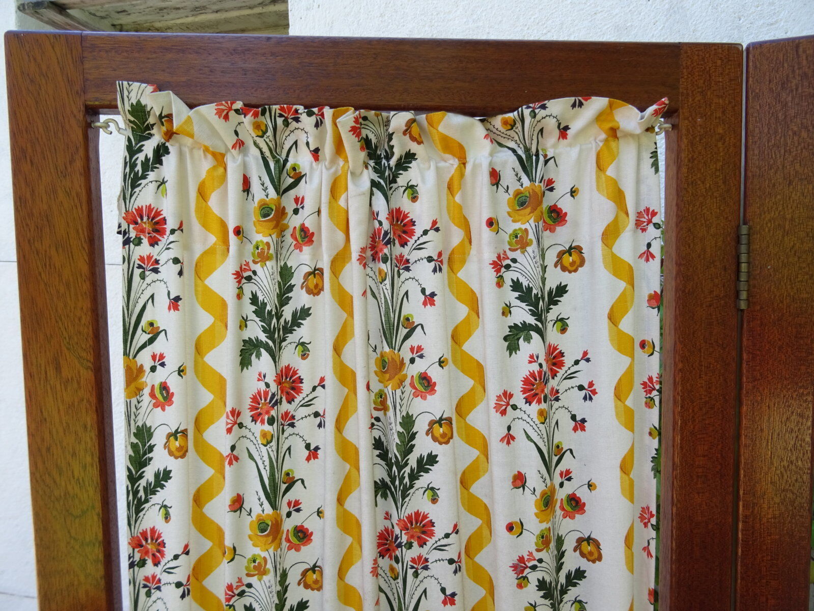 Vintage mahogany screen