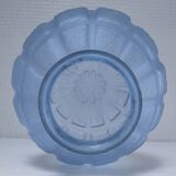 Art Deco ceiling light, blue glass, 1920s