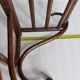 Portemanteau mural en bois courbé ancien 1900, 5 patères et un porte chapeau