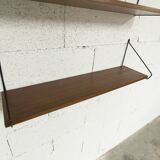 1960s string shelf 2 shelves with 4 triangular shelves