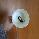 Vintage glass pendant lamp 50s