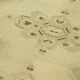 1960s handmade vintage oriental beige rug 109 cm x 200 cm