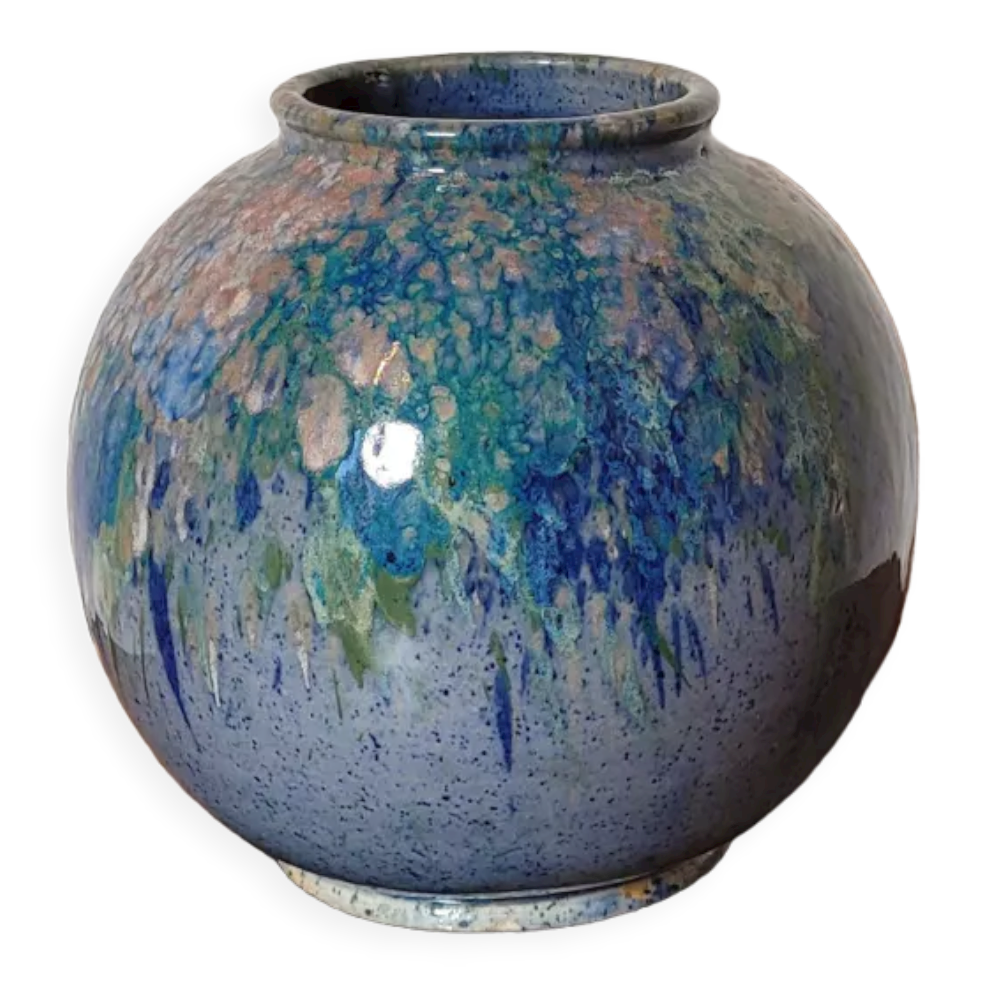 Ceramic ball vase